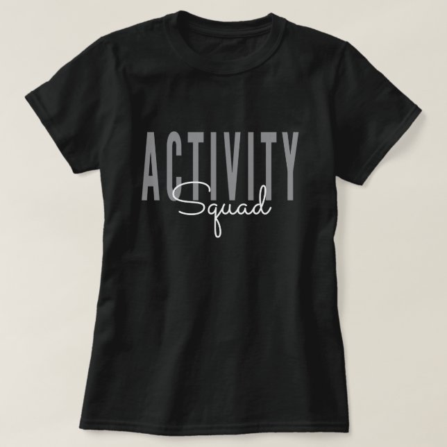 Assistentkoordinator för aktivitetstorget t shirt (Design framsida)