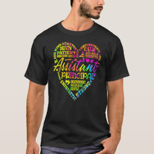 Assistentlärare vänder ryggen till gymnasiet t shirt