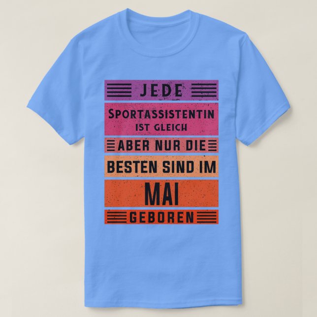 Assistentskolans födelsedag Förnyad idrottsassiste T Shirt (Design framsida)