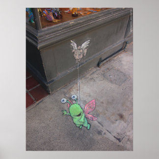 assisterad flygning poster