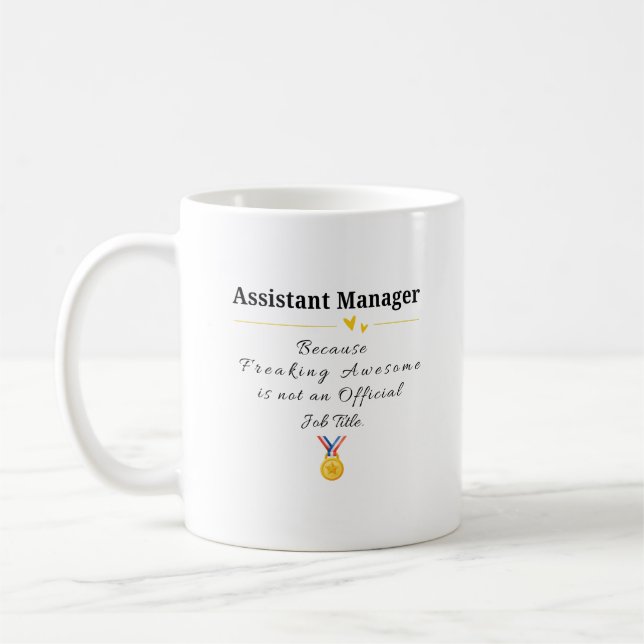 Assisterande chef kaffemugg (Vänster)