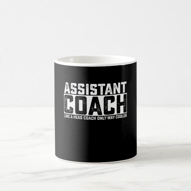 Assisterande Tränare Som En Huvudtränare Fast Myck Kaffemugg (Center)