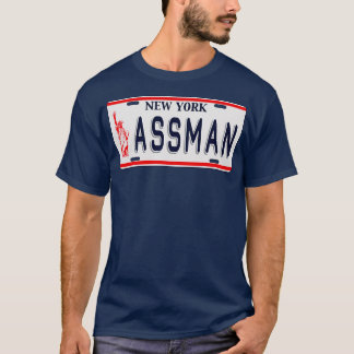 Assman License Plate T Shirt