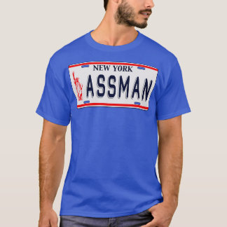 Assman License Plate T Shirt