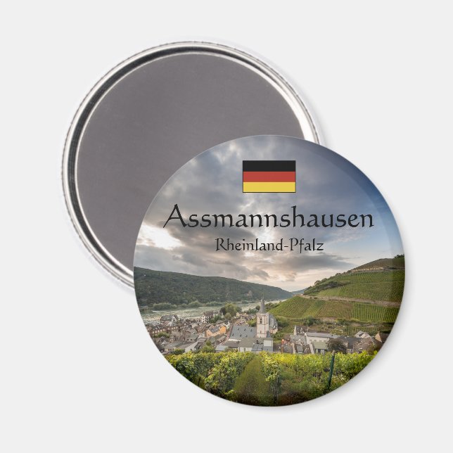 Assmannshausen Souvenir Magnet (Front/Back)