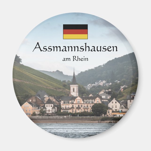 Assmannshausen Souvenir Magnet (Framsidan)