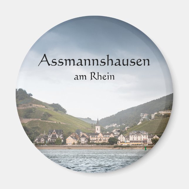 Assmannshausen Tyskland Magnet (Framsidan)