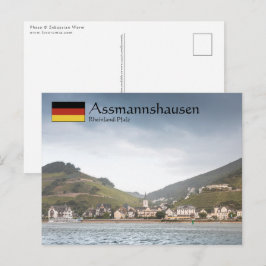 Assmannshausen Tyskland Vykort