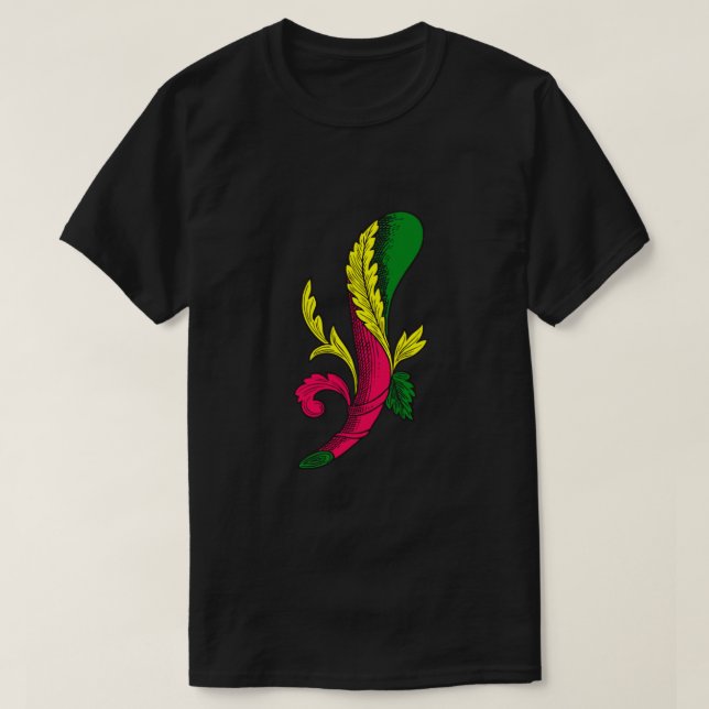 Asso di Bastoni Giltiga italienska Scopa Briscola  T Shirt (Design framsida)