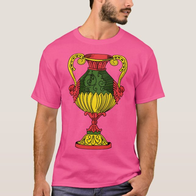 Asso Di Coppe Scopa Briscola Sicilian T Shirt (Framsida)
