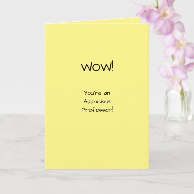 Associate Professor Grattiss Tenure Academe Kort (Orkide)