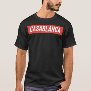 Associationssymbol för Casablanca Tennis Klubb T Shirt