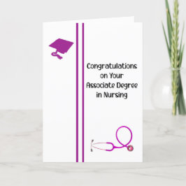 Associera grad i sjuksköterskekort tack kort
