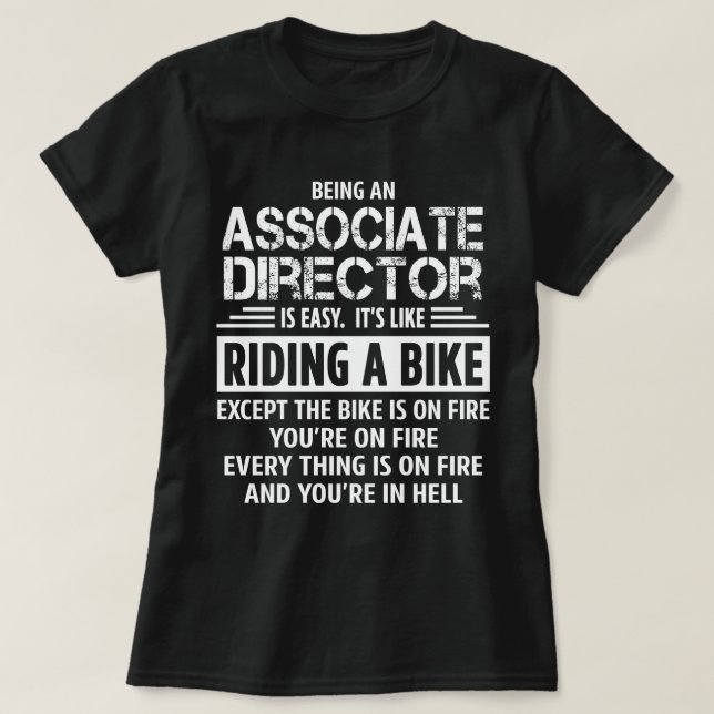 Associerad direktör t shirt (Design framsida)