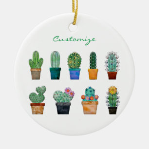 Assorterade Cactus Plants thunder_Cove Julgransprydnad Keramik