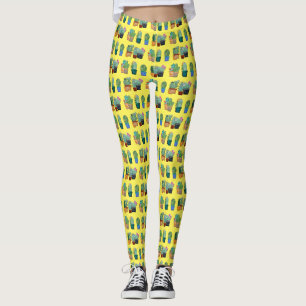 Assorterade Cactus Plants thunder_Cove Leggings