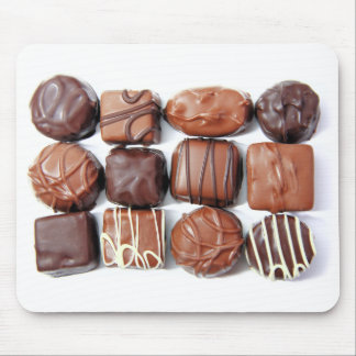 Assorterade choklad Mousepad Musmatta