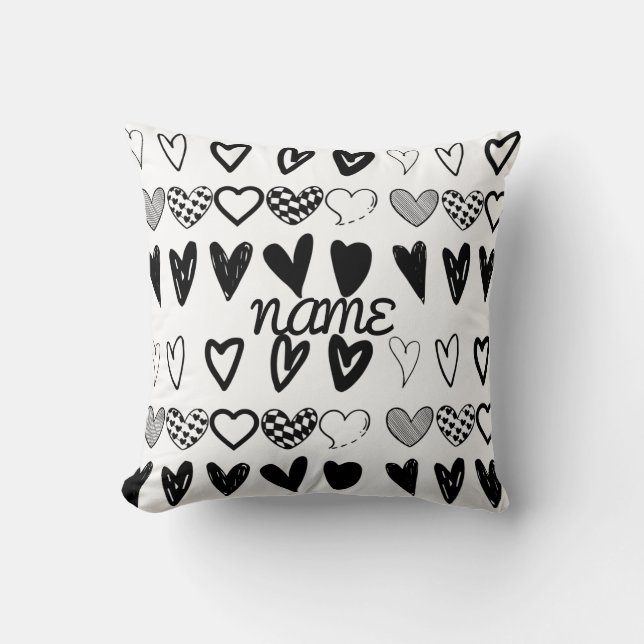 ASSORTERADE HJÄRTOR KUDDE (Framsida)