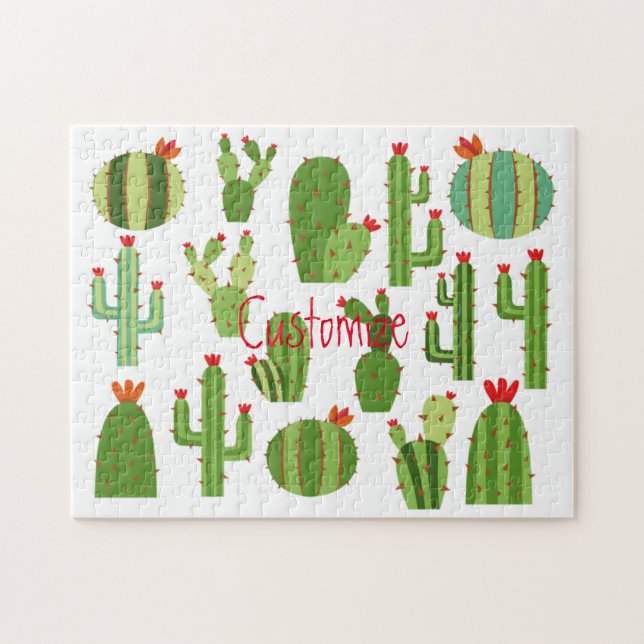 Assorterade rödblommiga katodväxter Thunder_Cove Pussel (Horisontell)