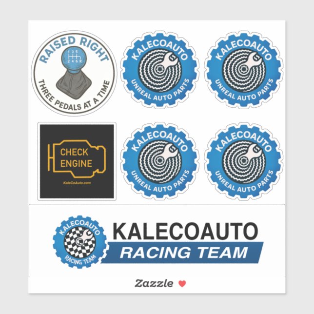 Assortment 2 klistermärken (Ark)