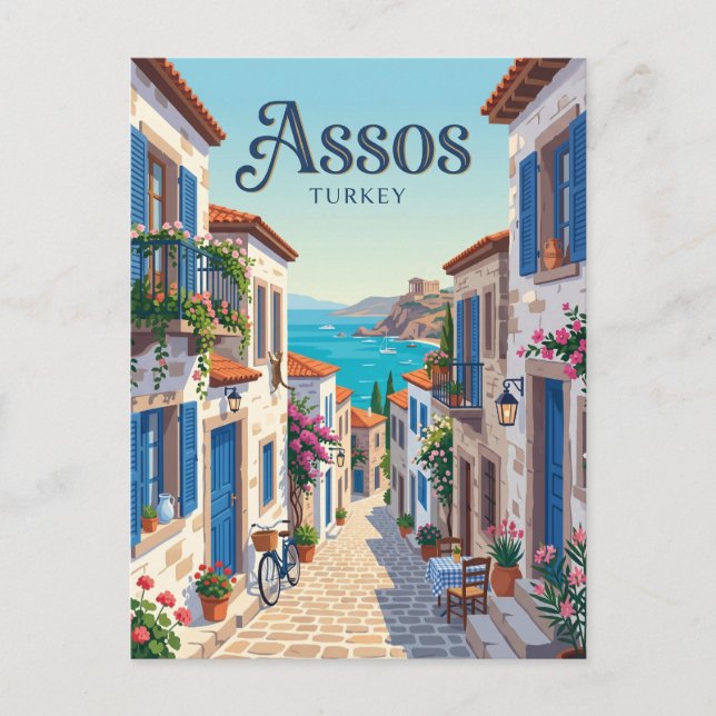 Assos Alley Turkiet Vykort (Framsida)