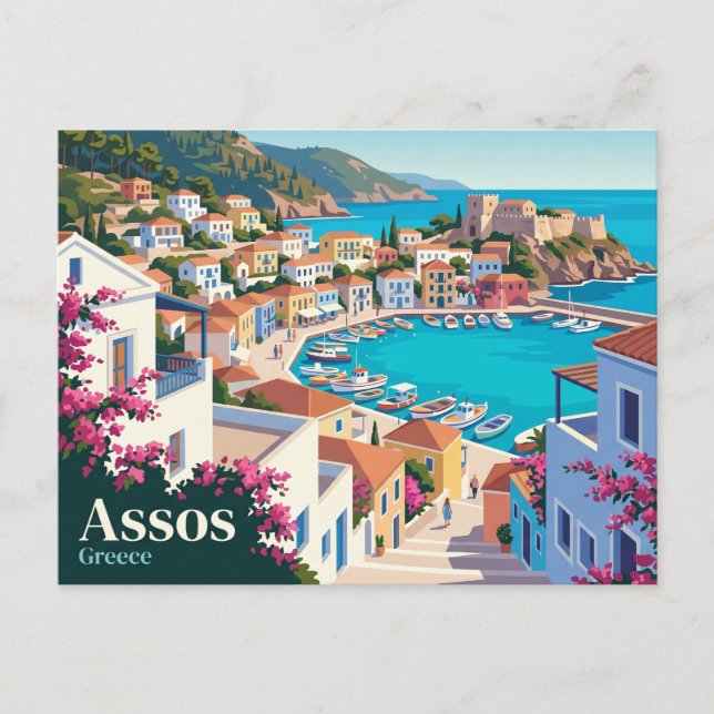 Assos Grekland Vykort (Framsida)