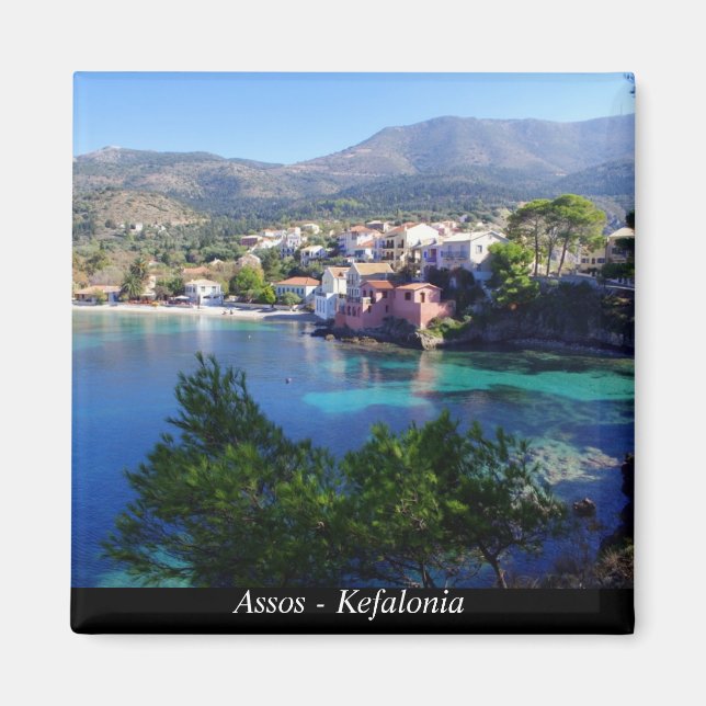 Assos - Kefalonia Magnet (Framsidan)