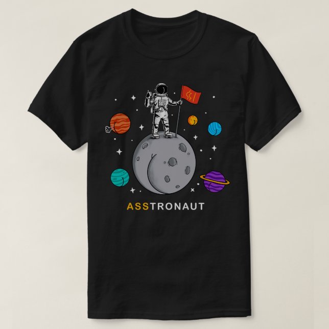 Asstronaut T Shirt (Design framsida)