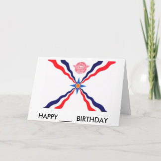 assyr, LYCKLIG \_____ BIRTHDAY Kort