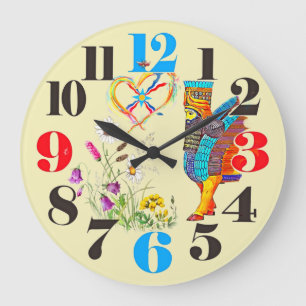 Assyria Acrylic Wall Clock Stor Klocka