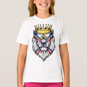 Assyria Lejonare Kung Flagga T Shirt