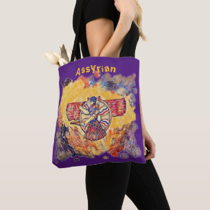 Assyrian Art Tote Tygkasse