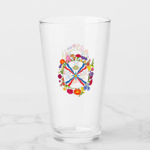 Assyrian Flagga Glass Kopp