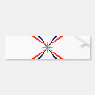 assyrian folk flagga bildekal