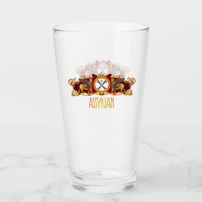 ASSYRIAN Glass Kopp (Framsida)