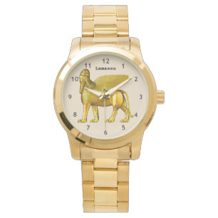 Assyrian Golden Lamassu eWatch Armbandsur