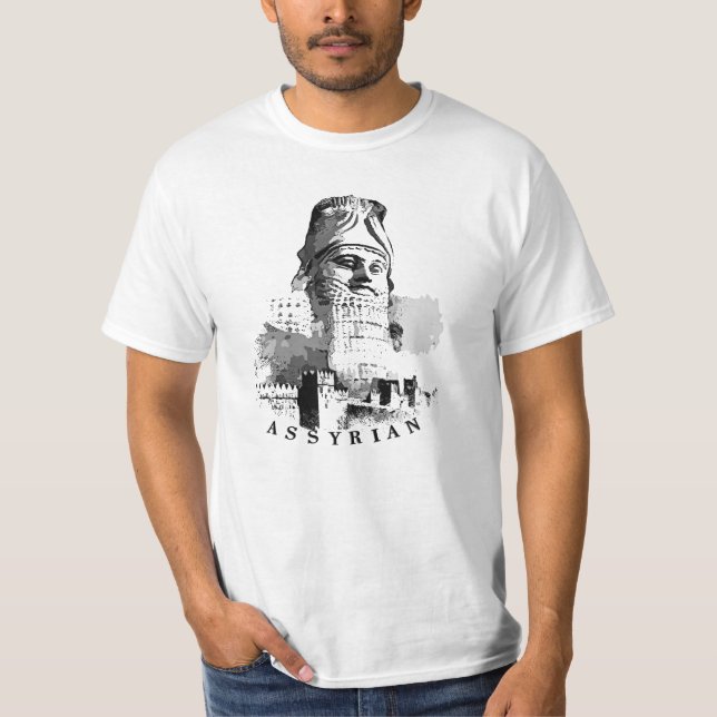 Assyrian Lamassu T Shirt (Framsida)