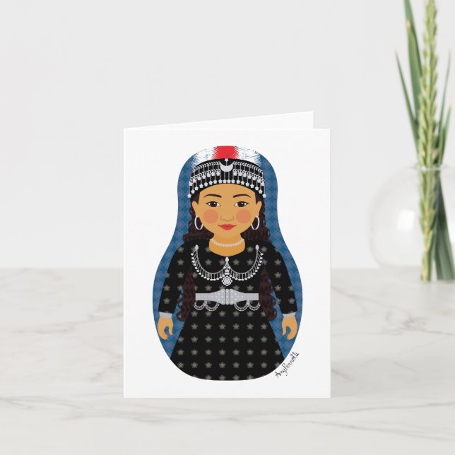 Assyrian Matryoshka-kort Kort (Framsida)