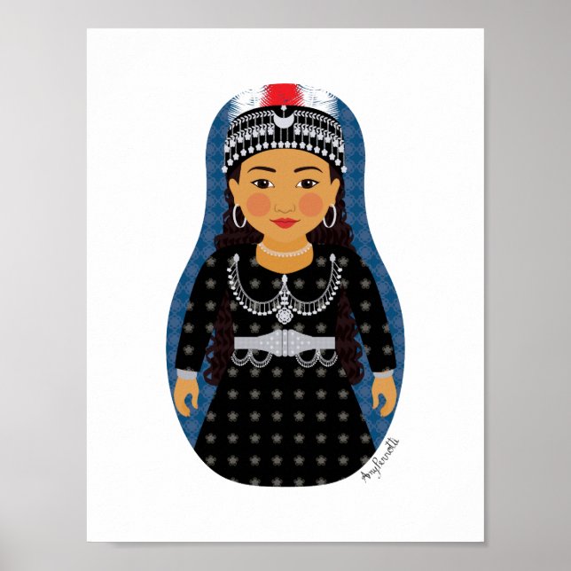Assyrian Matryoshka Poster (Framsidan)