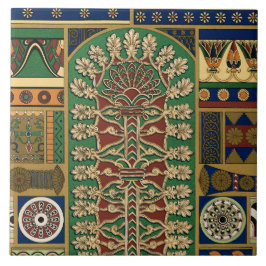 Assyrian Retro Mönster Kakelplatta