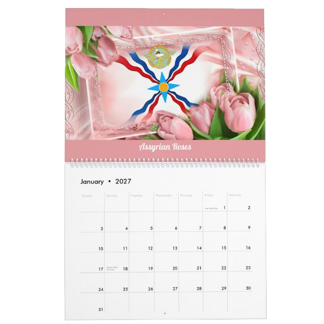 Assyrian Ro Kalender 2024 (Jan 2027)