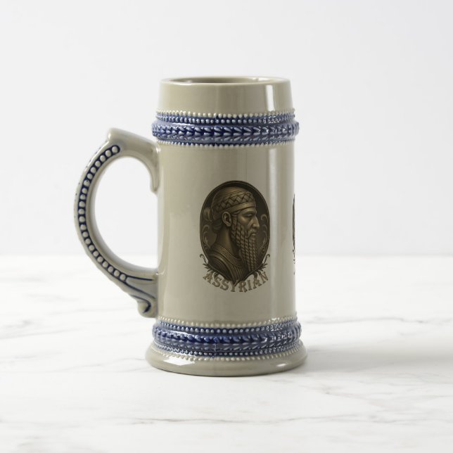 Assyrian ( SARGON )Mug Sejdel (Vänster)