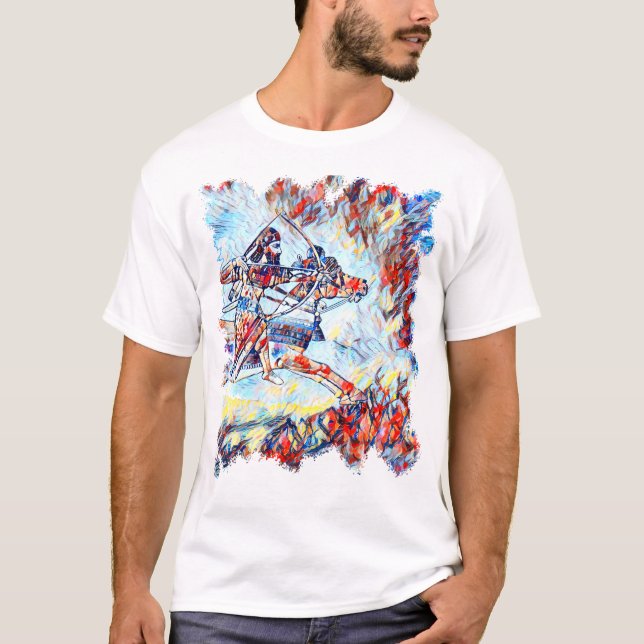 Assyrian Warrior T-Shirt (Framsida)