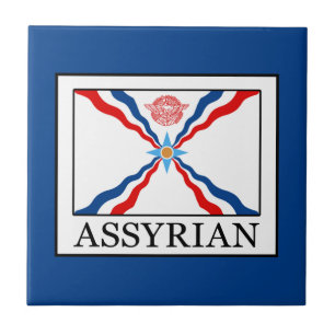 assyrier kakelplatta