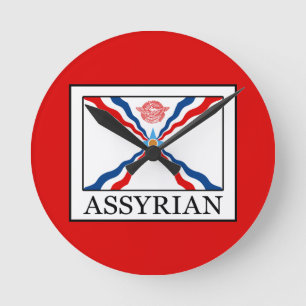 assyrier rund klocka