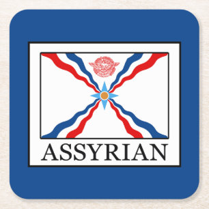 assyrier underlägg papper kvadrat