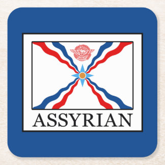 assyrier underlägg papper kvadrat