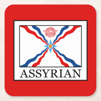 assyrier underlägg papper kvadrat