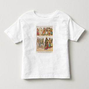 Assyrisk klänning, från "Trachten der Voelker", Tee