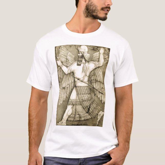 Assyrisk krigaregud t-shirt (Framsida)